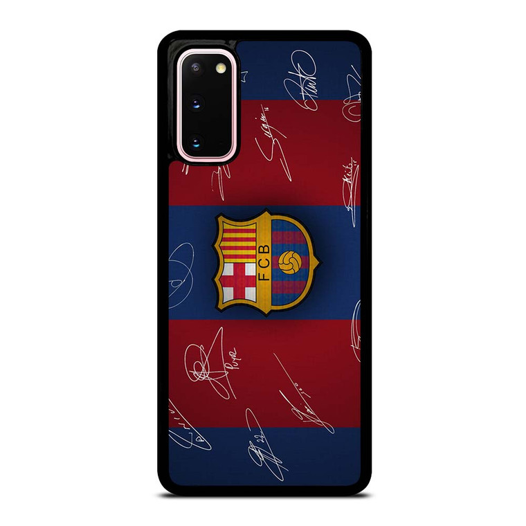 FC BARCELONA SIGNATURE Samsung Galaxy S20 Case Cover