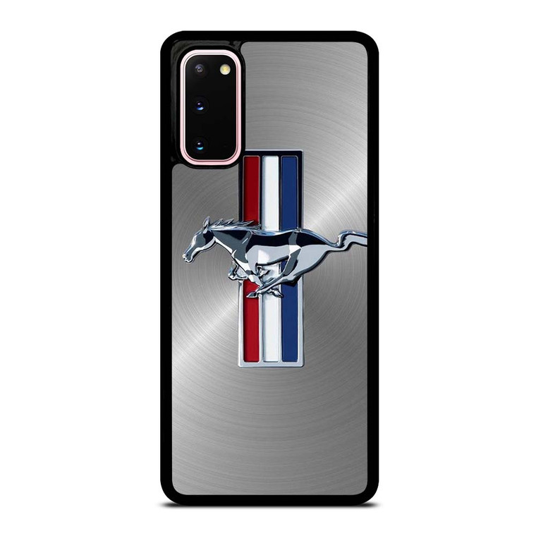 FORD MUSTANG METAL EMBLEM LOGO Samsung Galaxy S20 Case Cover