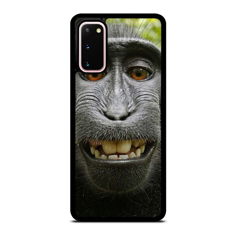 FUNNY MACACA NIGRA MONKEY SELFIE Samsung Galaxy S20 Case Cover
