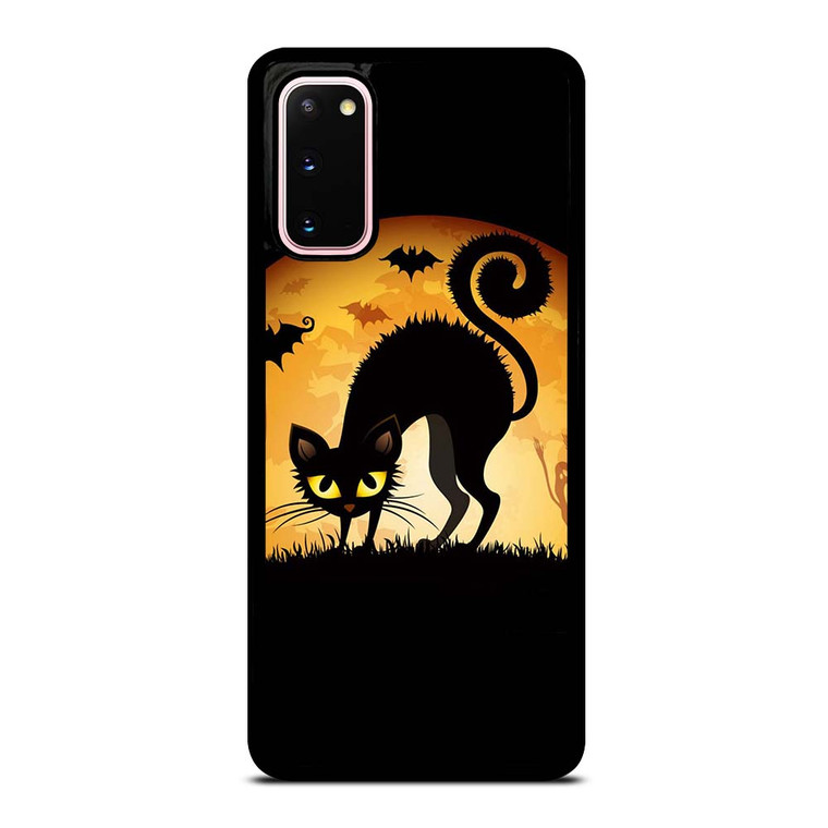 HALLOWEEN BLACK CAT Samsung Galaxy S20 Case Cover