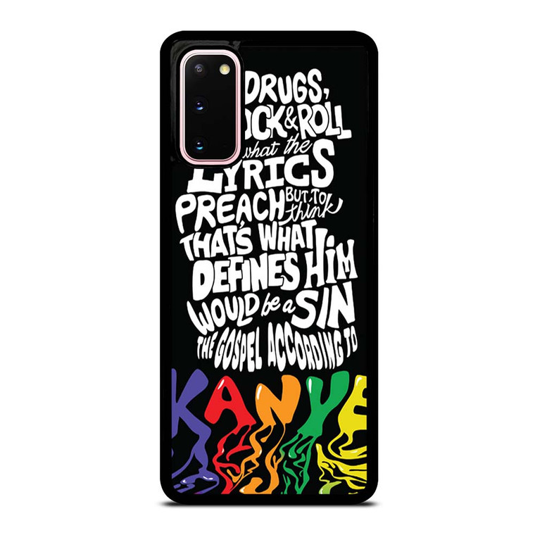 KANYE WEST LYRICS Samsung Galaxy S20 Case Cover
