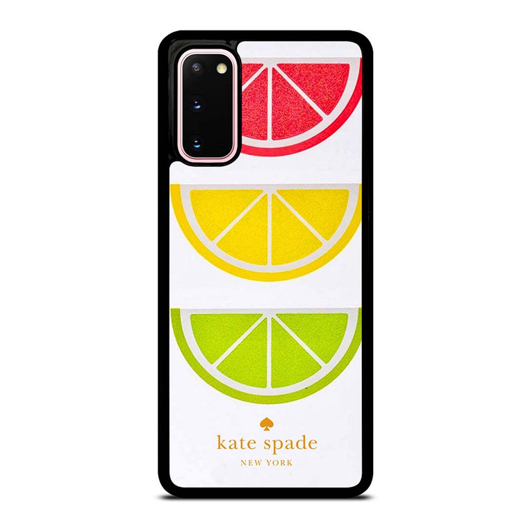 KATE SPADE NEW YORK LOGO COLORFUL LEMON ICON Samsung Galaxy S20 Case Cover
