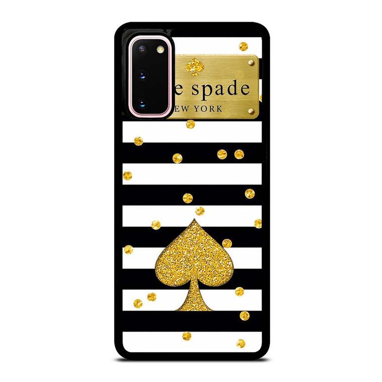 KATE SPADE NEW YORK LOGO GOLDEN POLKADOTS ICON Samsung Galaxy S20 Case Cover