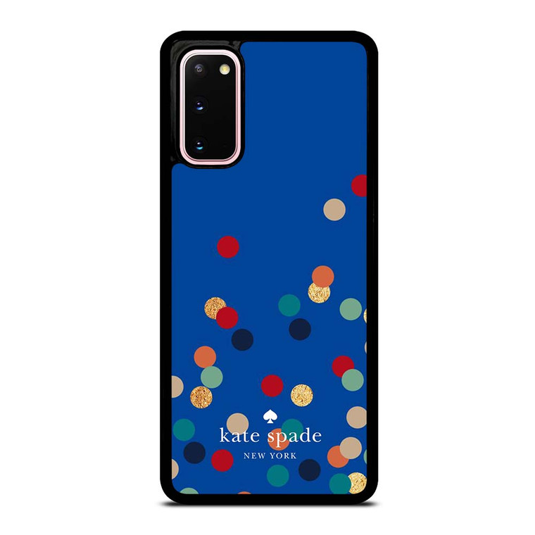 KATE SPADE NEW YORK LOGO SPARKLE POLKADOTS ICON Samsung Galaxy S20 Case Cover