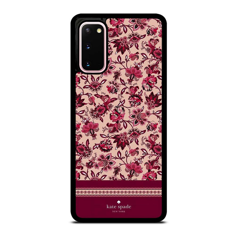 KATE SPADE NEW YORK RED FLORAL Samsung Galaxy S20 Case Cover