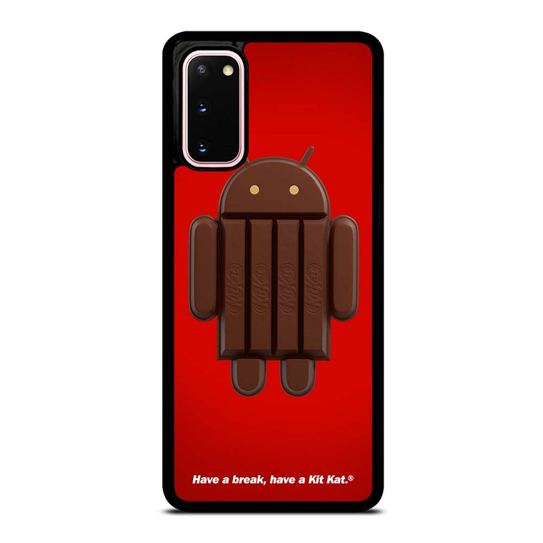 KIT KAT CHOCOLATE ANDROID ICON Samsung Galaxy S20 Case Cover