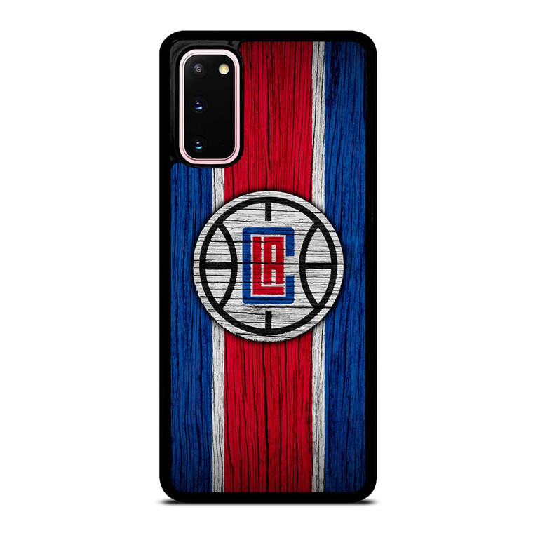 LOS ANGELES CLIPPERS WOOD LOGO Samsung Galaxy S20 Case Cover
