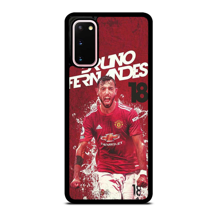 MANCHESTER UNITED BRUNO FERNANDES Samsung Galaxy S20 Case Cover
