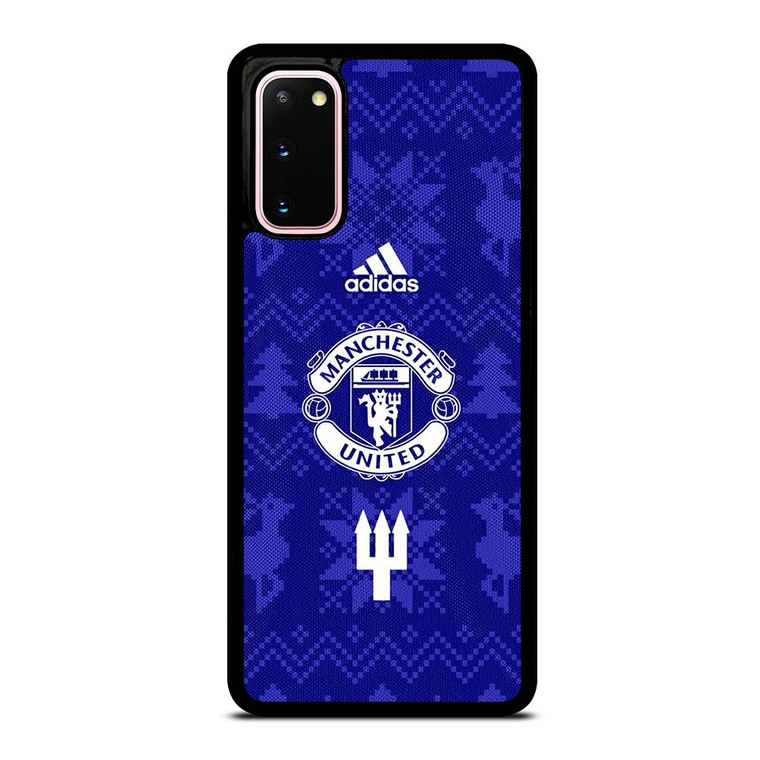 MANCHESTER UNITED FC LOGO FOOTBALL BLUE ICON Samsung Galaxy S20 Case Cover