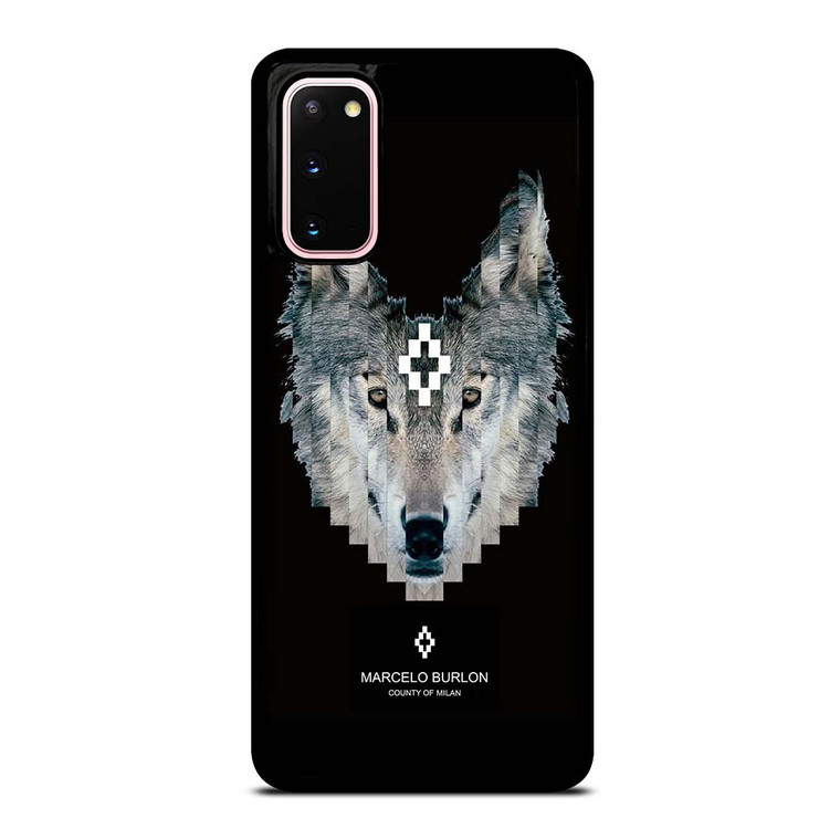 MARCELO BURLON WOLF LOGO Samsung Galaxy S20 Case Cover