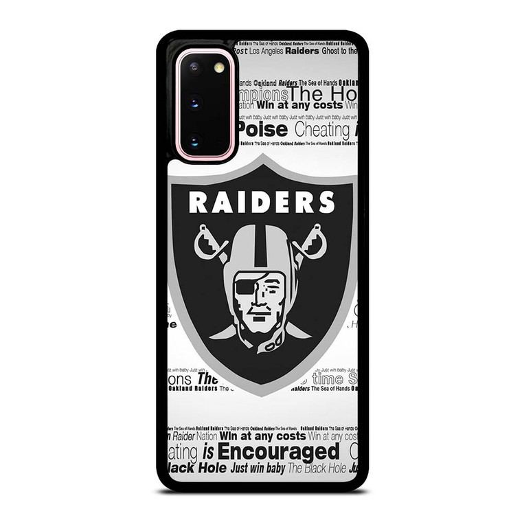 OAKLAND RAIDERS NFL Samsung Galaxy S20 Case Cover