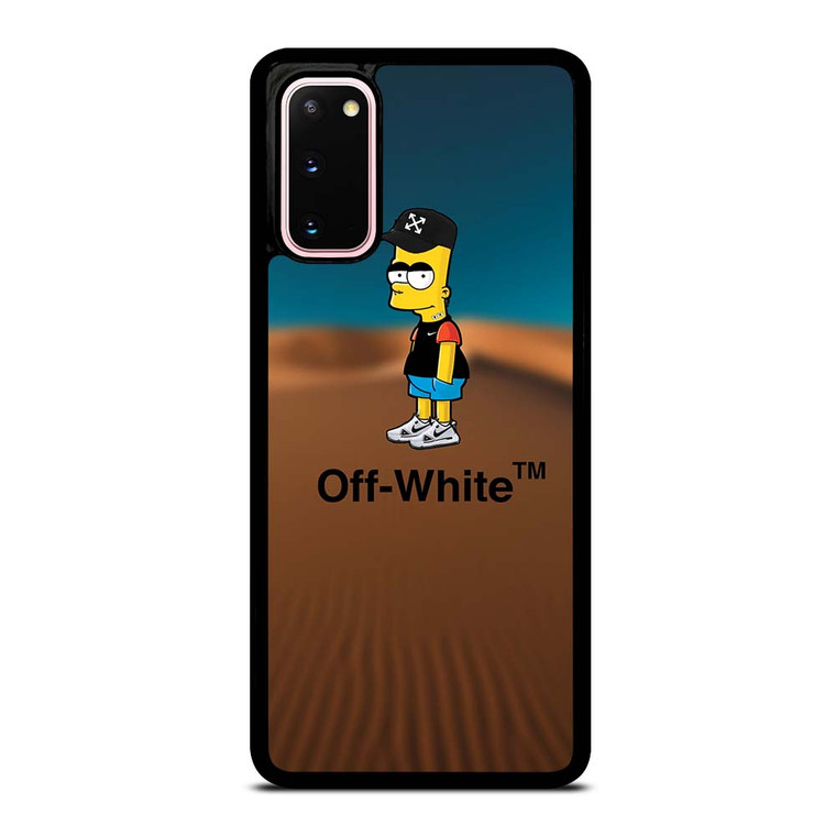 OFF WHITE BART SIMPSONS Samsung Galaxy S20 Case Cover