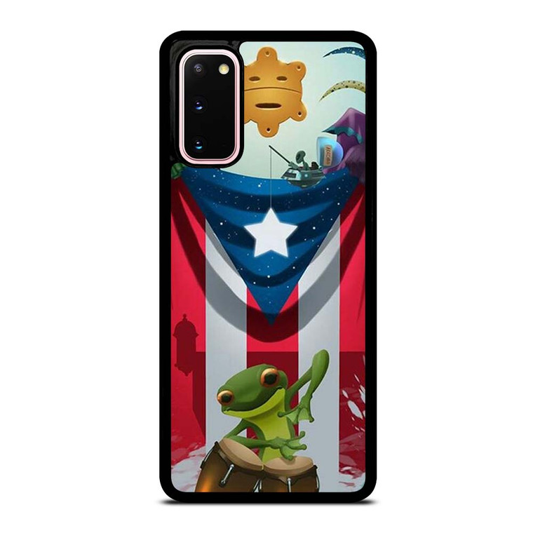 PUERTO RICO FROG FLAG Samsung Galaxy S20 Case Cover