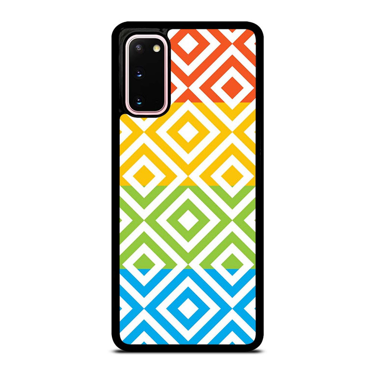 SQUARE PATTERN Samsung Galaxy S20 Case Cover