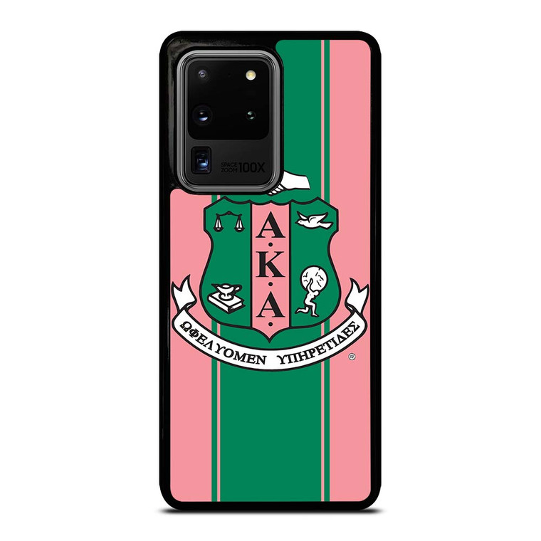AKA PINK AND GREEN LOGO Samsung Galaxy S20 Plus Case Cover