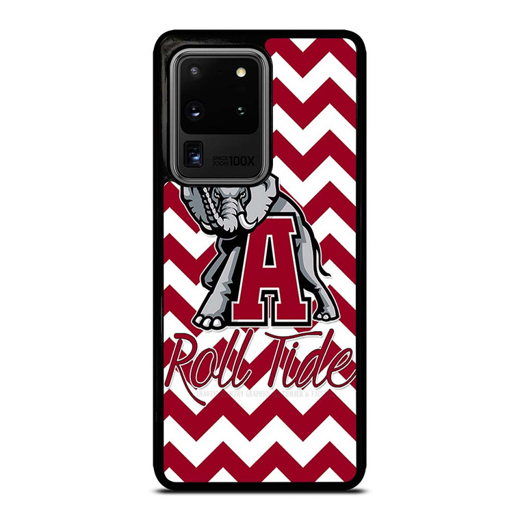 ALABAMA CRIMSON TIDE STRIP ROLL Samsung Galaxy S20 Plus Case Cover