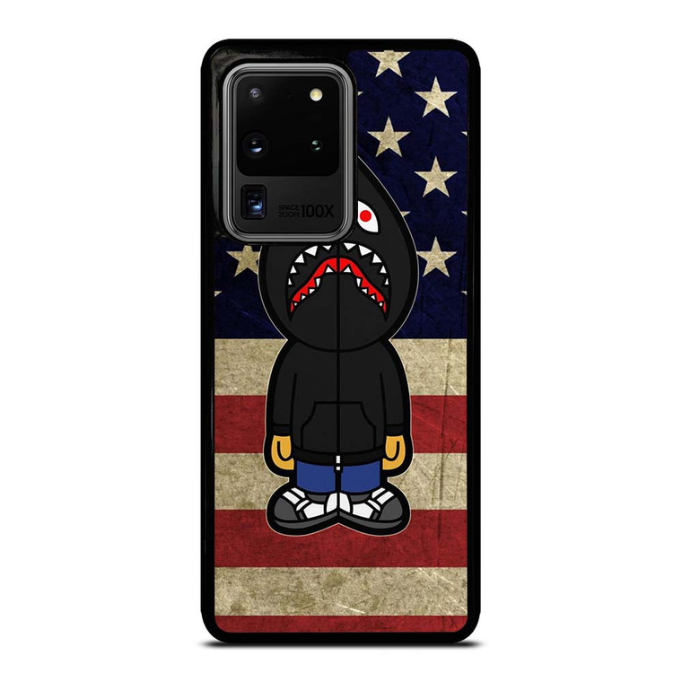 BAPE CAMO SHARK AMERICA Samsung Galaxy S20 Plus Case Cover