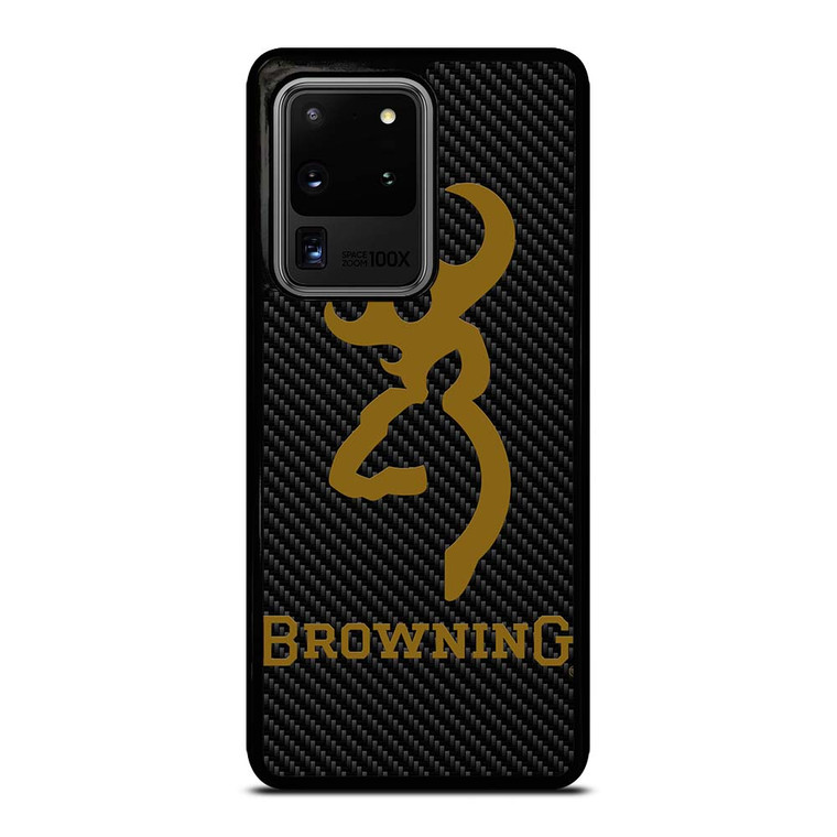 BROWNING LOGO CARBON Samsung Galaxy S20 Plus Case Cover