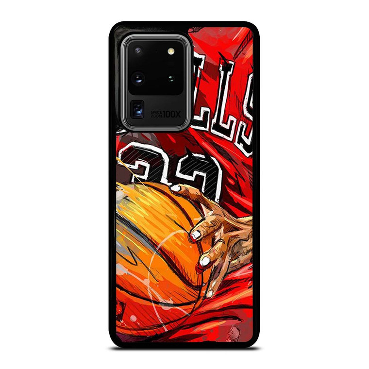 CHICAGO BULLS TEAM BASKETBALL ART Samsung Galaxy S20 Plus Case Cover