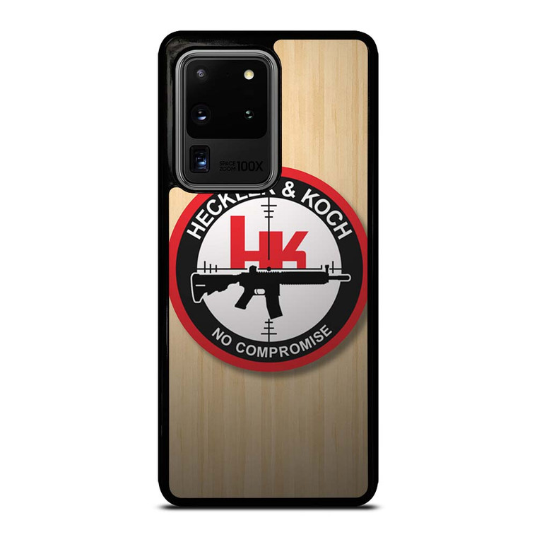 HECKLER AND KOCH WOODEN LOGO Samsung Galaxy S20 Plus Case Cover