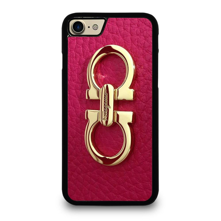 SALVATORE FERRAGAMO LOGO MAGENTA iPhone 7 / 8 Case Cover