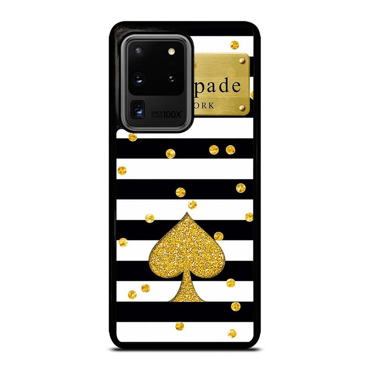 KATE SPADE NEW YORK LOGO GOLDEN POLKADOTS ICON Samsung Galaxy S20 Plus Case Cover