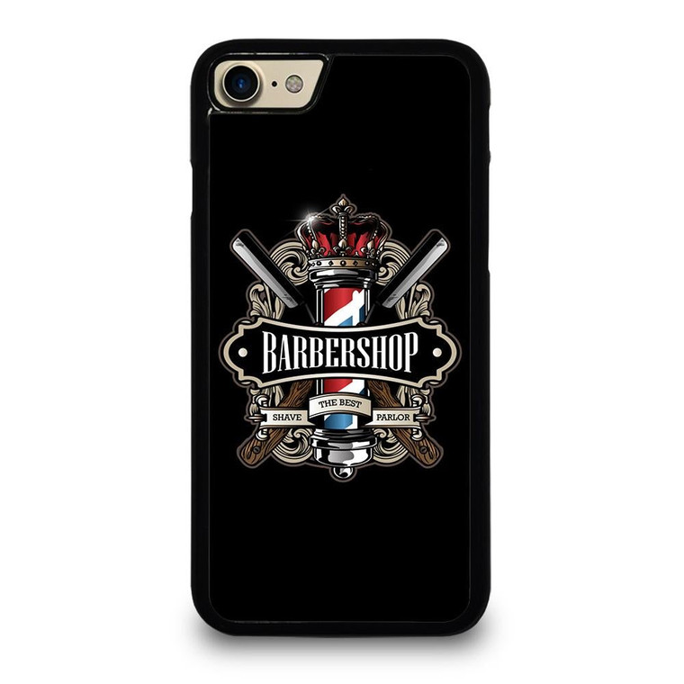 BARBERSHOP POLE HAIR CUT LOGO iPhone 7 / 8 Case Cover