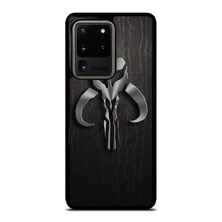 MANDALORIAN LEATHER LOGO Samsung Galaxy S20 Plus Case Cover