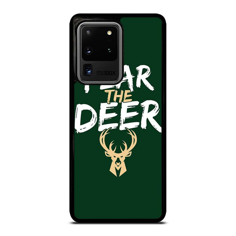 MILWAUKEE BUCKS LOGO BASEBALL FEAR THE DEER Samsung Galaxy S20 Plus Case Cover