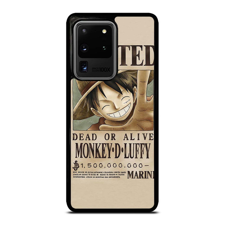 ONE PIECE MONKEY D LUFFY WANTED Samsung Galaxy S20 Plus Case Cover