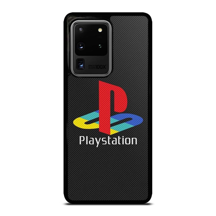 PLAYSTATION PS CARBON Samsung Galaxy S20 Plus Case Cover