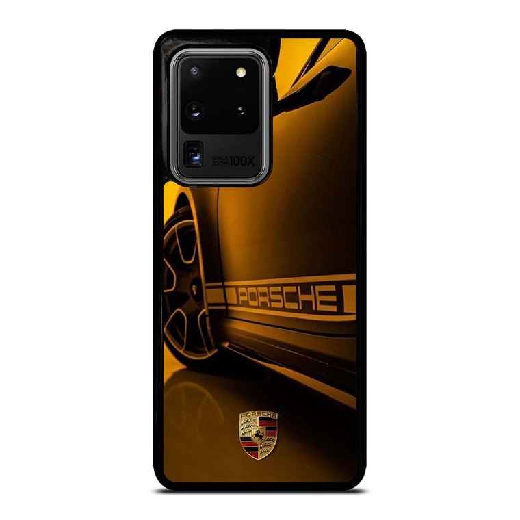 PORSCHE LOGO CAR YELOOW Samsung Galaxy S20 Plus Case Cover