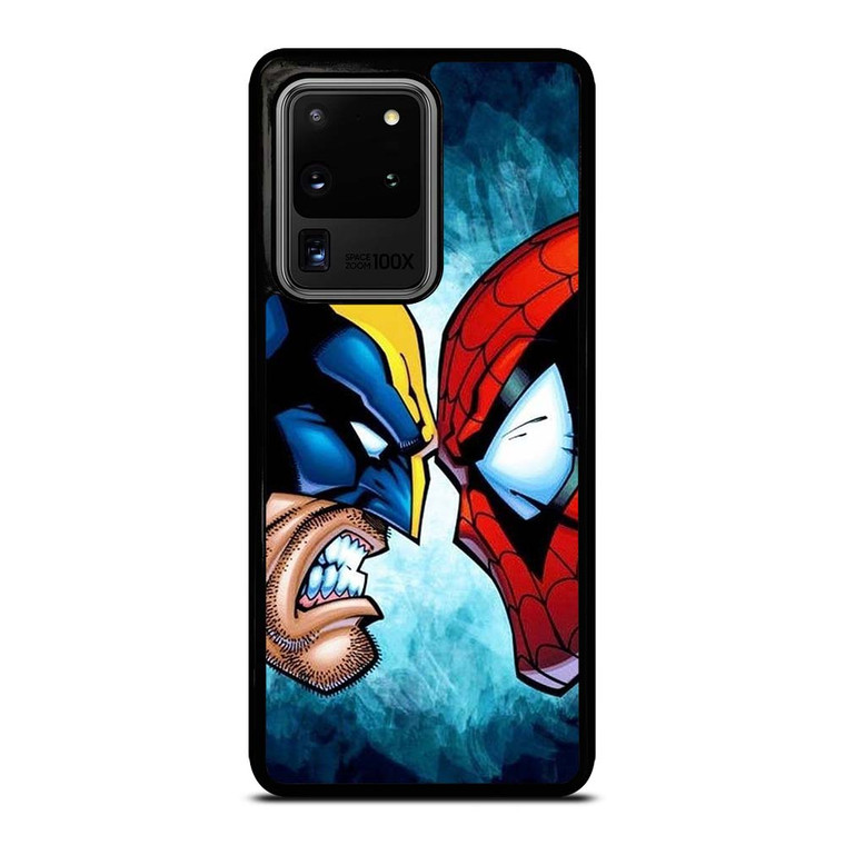 SPIDERMAN VS WOLVERINE MARVEL COMICS Samsung Galaxy S20 Plus Case Cover