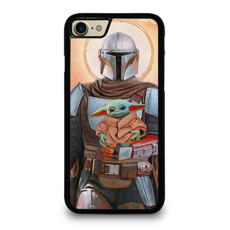 BABY YODA AND THE MANDALORIAN STAR WARS iPhone 7 / 8 Case Cover