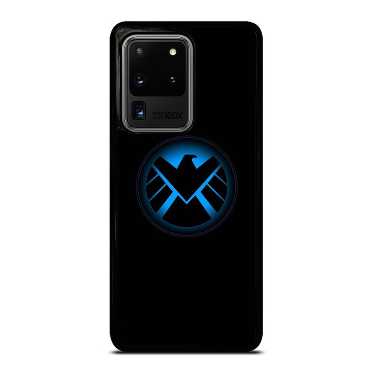 AGENTS OF SHIELD MARVEL LOGO BLUE Samsung Galaxy S20 Ultra Case Cover