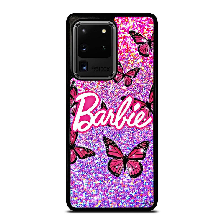 BARBIE BUTTERFLY LOGO ICON PINK Samsung Galaxy S20 Ultra Case Cover