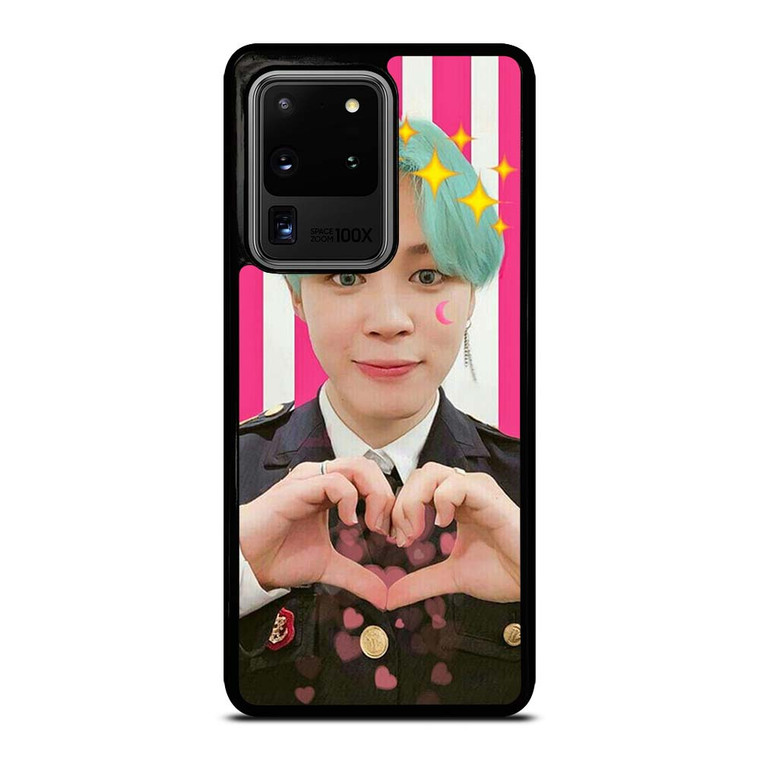 BTS CUTE HEART BANGTAN BOYS Samsung Galaxy S20 Ultra Case Cover
