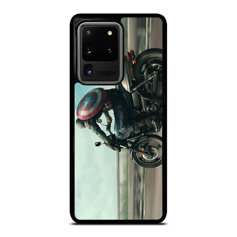CAPTAIN AMERICA AVENGERS RIDING Samsung Galaxy S20 Ultra Case Cover