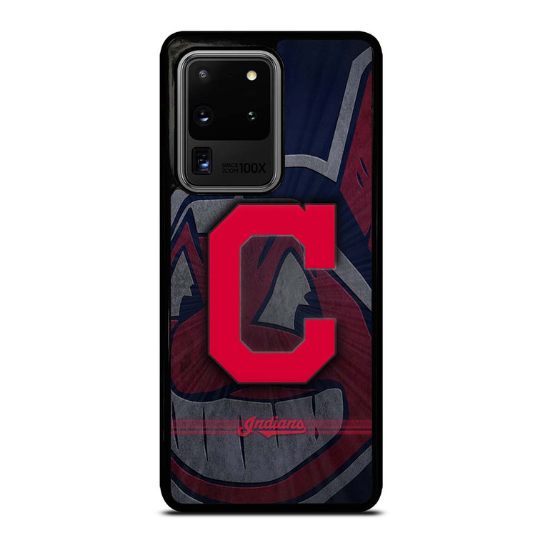 CLEVELAND INDIANS METAL LOGO Samsung Galaxy S20 Ultra Case Cover