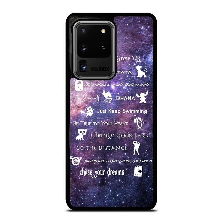 DISNEY LESSONS LEARNED MASH UP NEBULA Samsung Galaxy S20 Ultra Case Cover