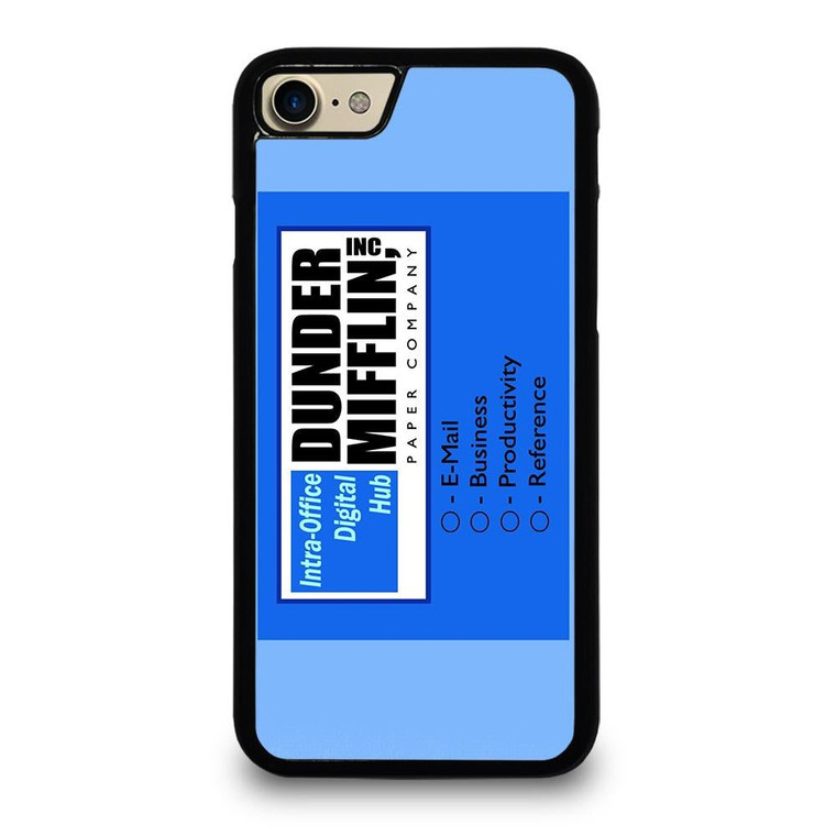 DUNDER MIFFLIN INTRA OFFICE DIGITAL HUB LOGO iPhone 7 / 8 Case Cover