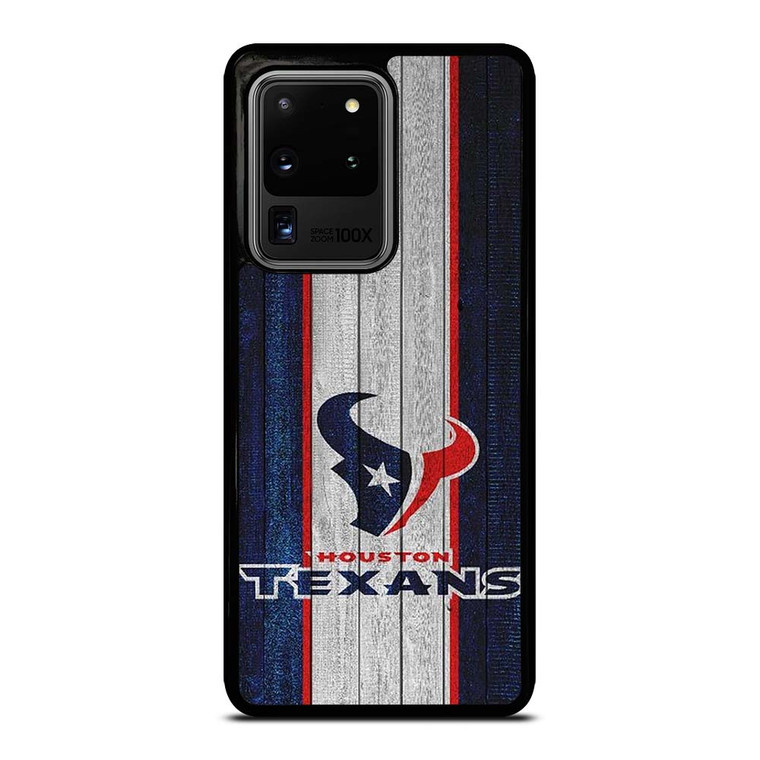 HOUSTON TEXANS WOODEN LOGO Samsung Galaxy S20 Ultra Case Cover