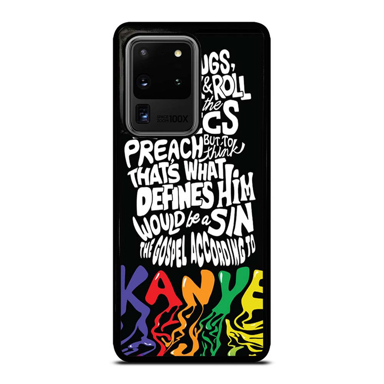 KANYE WEST LYRICS Samsung Galaxy S20 Ultra Case Cover