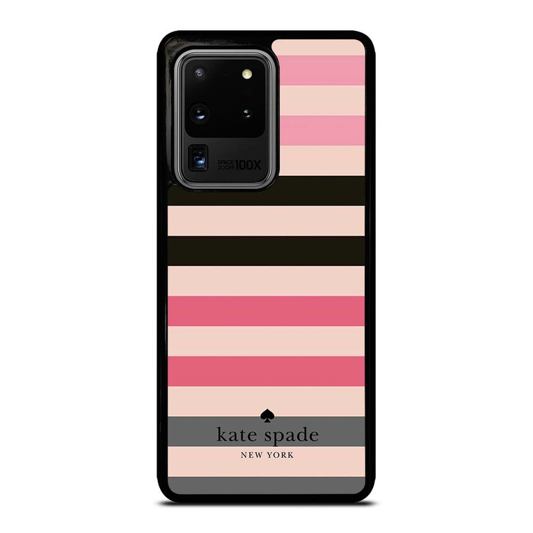 KATE SPADE NEW YORK LOGO STRIPES PATTERN Samsung Galaxy S20 Ultra Case Cover