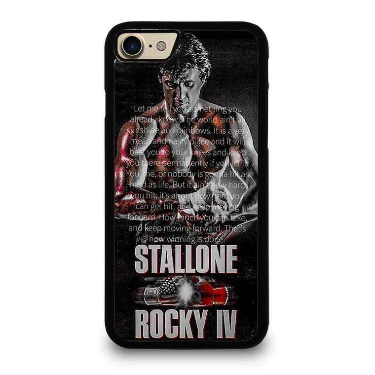 ROCKY BALBOA QUOTE ART iPhone 7 / 8 Case Cover