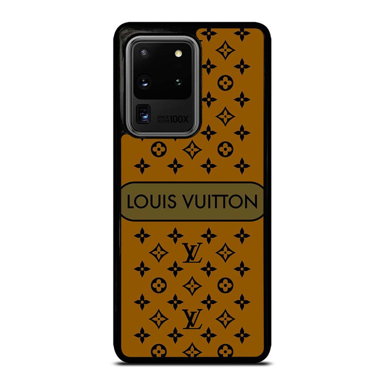LOUIS VUITTON PATTERN LV LOGO ICON GOLD Samsung Galaxy S20 Ultra Case Cover