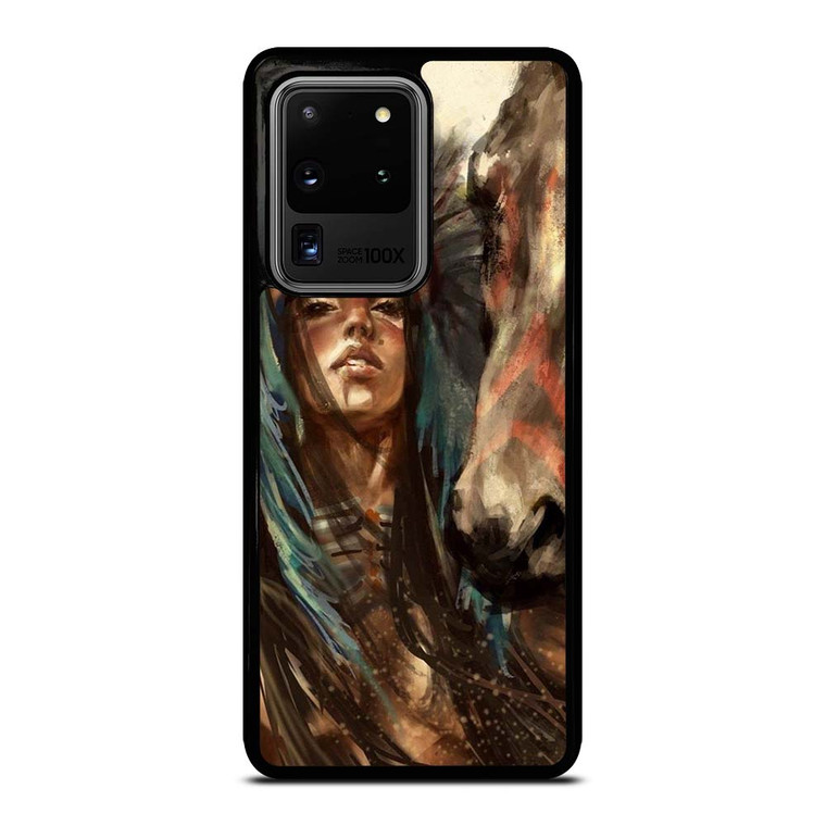 NATIVE AMERICAN PEOPLE ART Samsung Galaxy S20 Ultra Case Cover