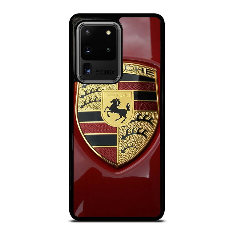 PORSCHE LOGO EMBLEM RED Samsung Galaxy S20 Ultra Case Cover