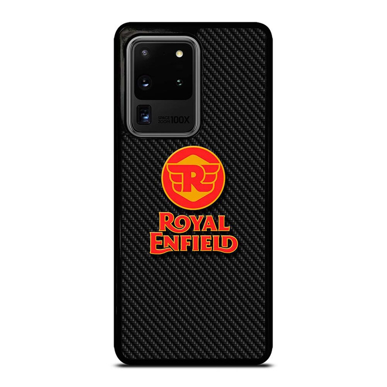 ROYAL ENFIELD MODERN LOGO CARBON Samsung Galaxy S20 Ultra Case Cover