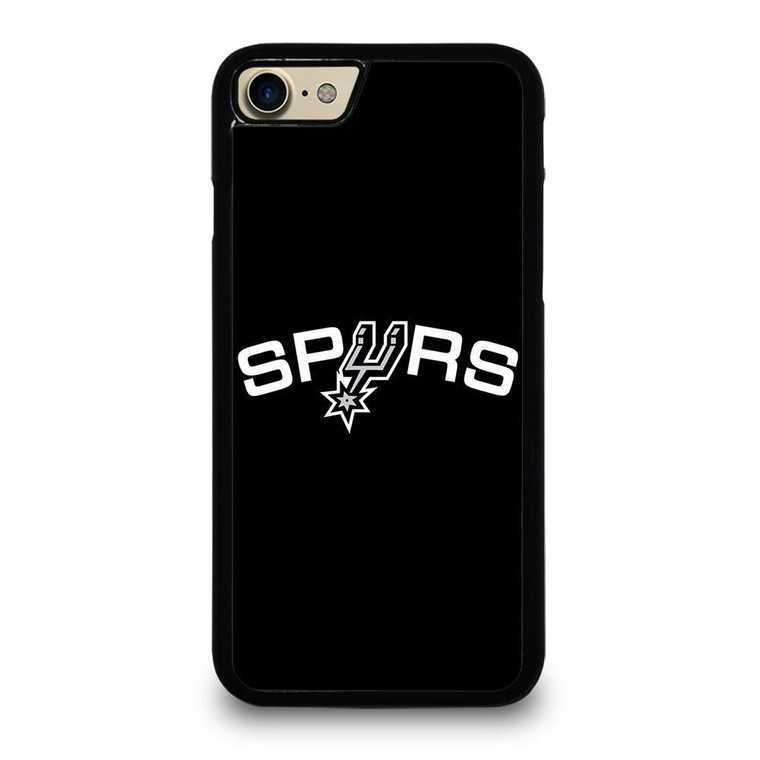SAN ANTONIO SPURS LOGO BLACK iPhone 7 / 8 Case Cover